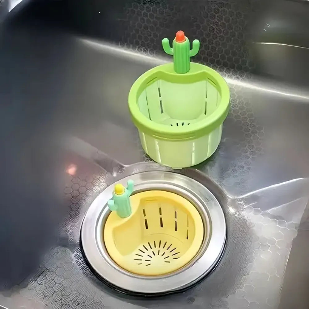Self-Cleaning Sink Strainer